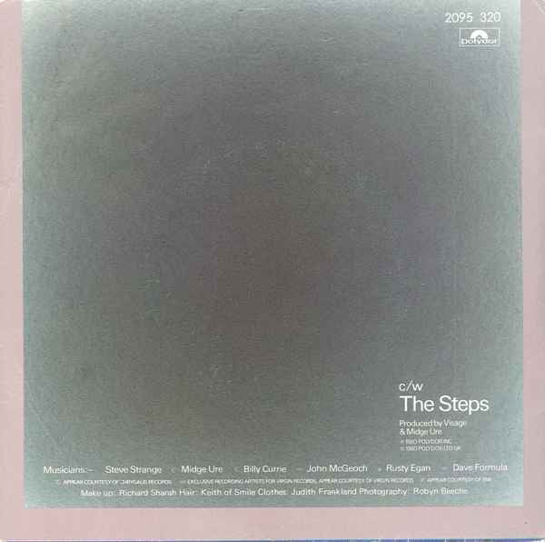 Visage : Fade To Grey (7",45 RPM,Single,Stereo)
