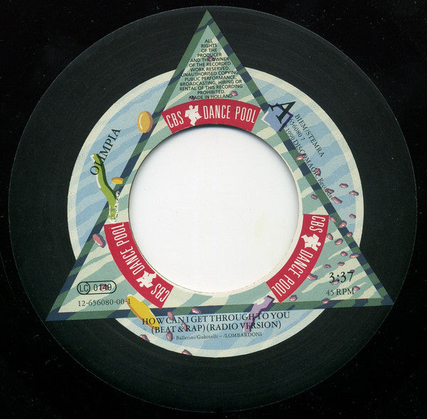 Olimpia : How Can I Get Through To You (Beat & Rap) (7",45 RPM,Single)