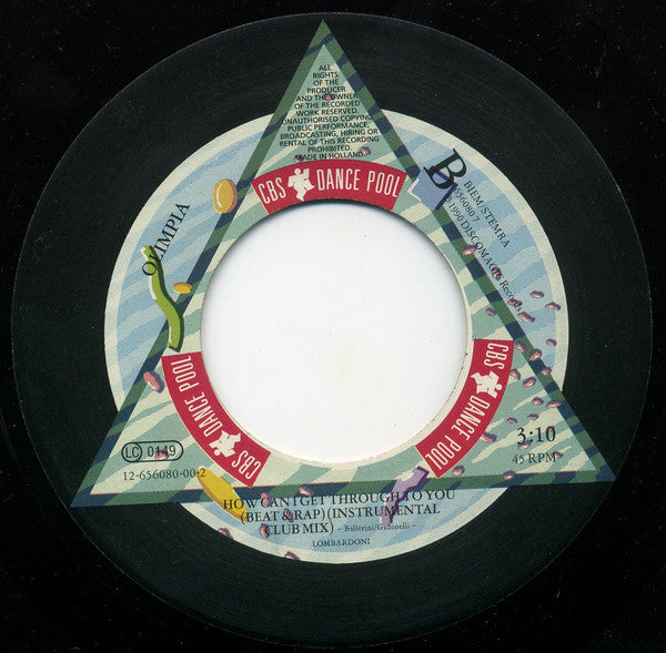 Olimpia : How Can I Get Through To You (Beat & Rap) (7",45 RPM,Single)