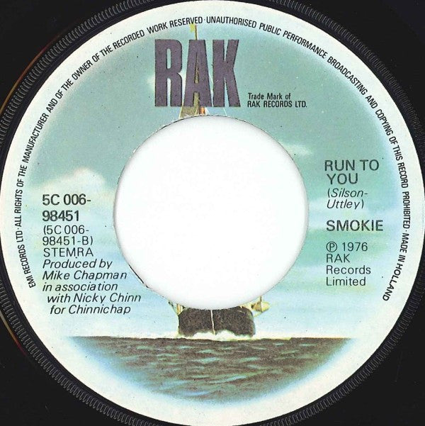 Smokie : Living Next Door To Alice (7",45 RPM,Single)