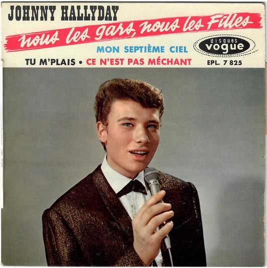 Johnny Hallyday : Nous Les Gars, Nous Les Filles (7",45 RPM,EP)