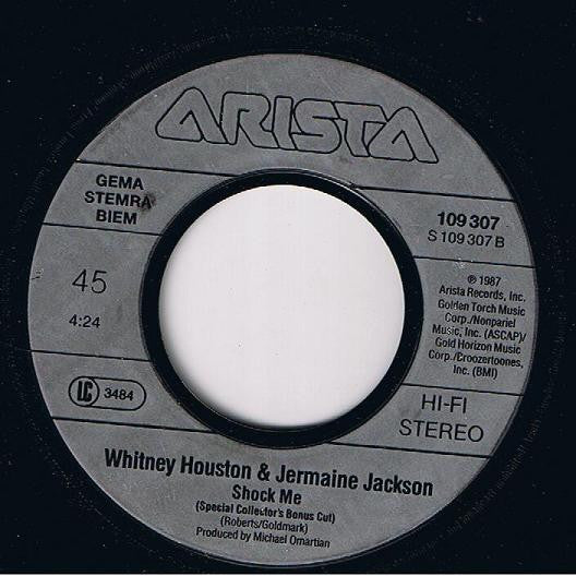 Whitney Houston : Didn't We Almost Have It All (7",45 RPM,Single,Stereo)