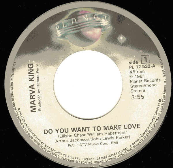 Marva King : Do You Want To Make Love (7",Single,45 RPM)