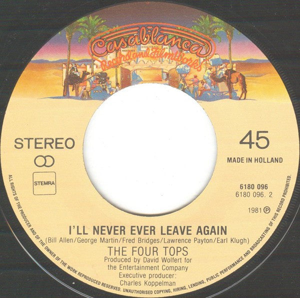 Four Tops : Don't Walk Away (7",45 RPM,Single)