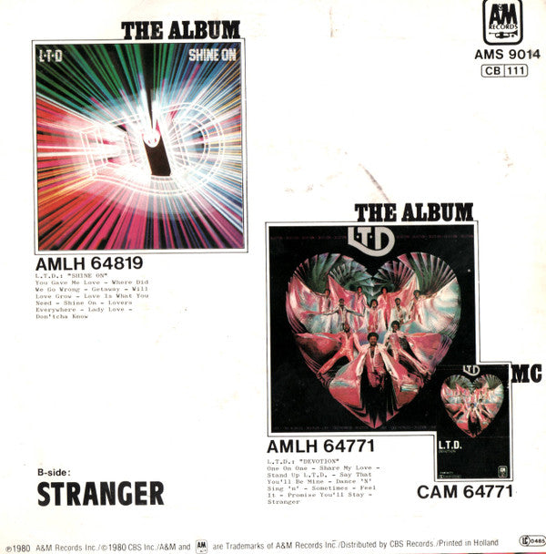 L.T.D. : Shine On (7",45 RPM)