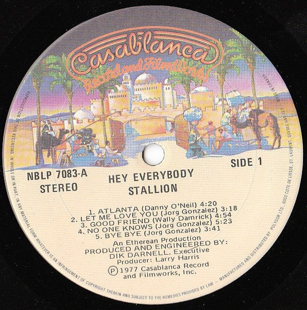 Stallion (2) : Hey Everybody (LP,Album)