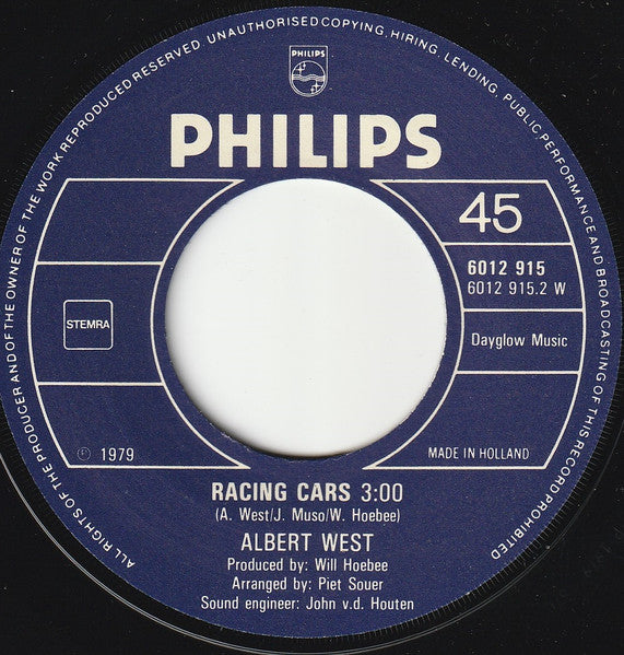 Albert West : Hand In Hand (7",45 RPM)