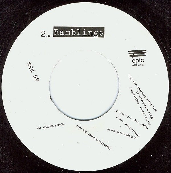 Pearl Jam : Angel (7",Single,Promo,Limited Edition)