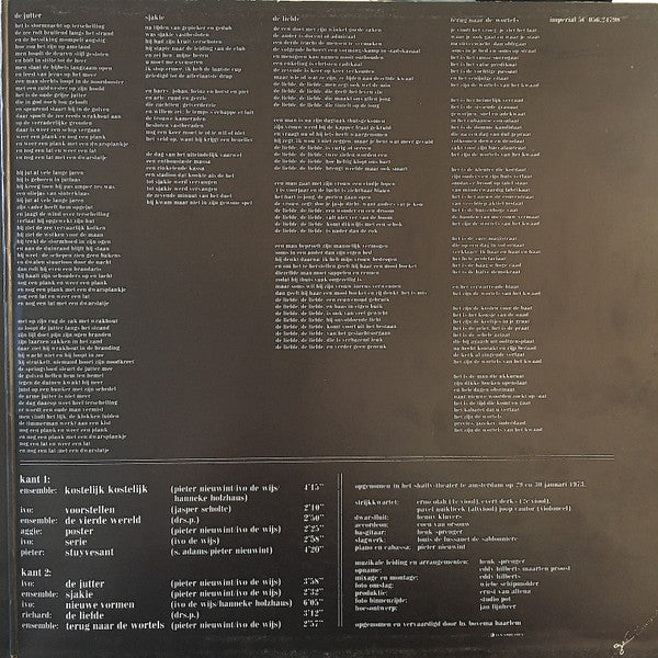 Kabaret Ivo De Wijs : Kostelijk Kostelijk (LP)