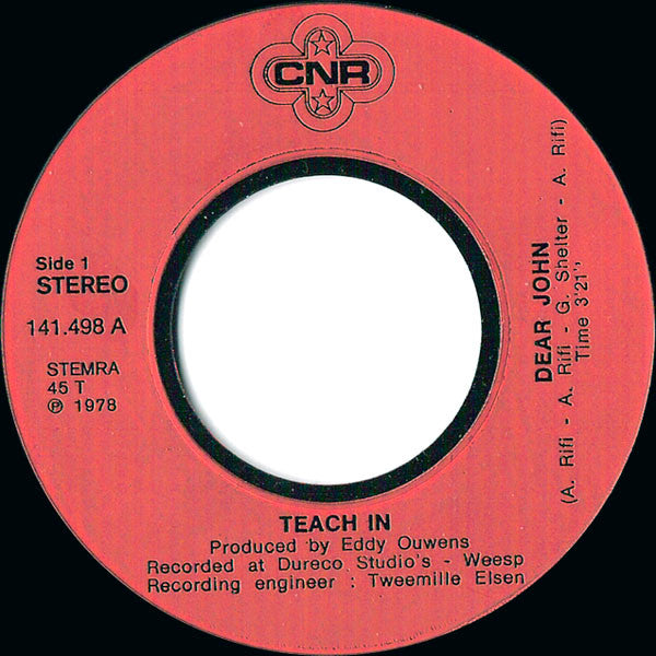 Teach-In : Dear John (7",45 RPM,Single)