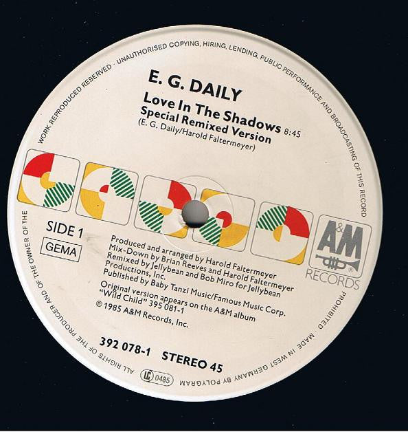 E.G. Daily : Love In The Shadows (12",45 RPM)