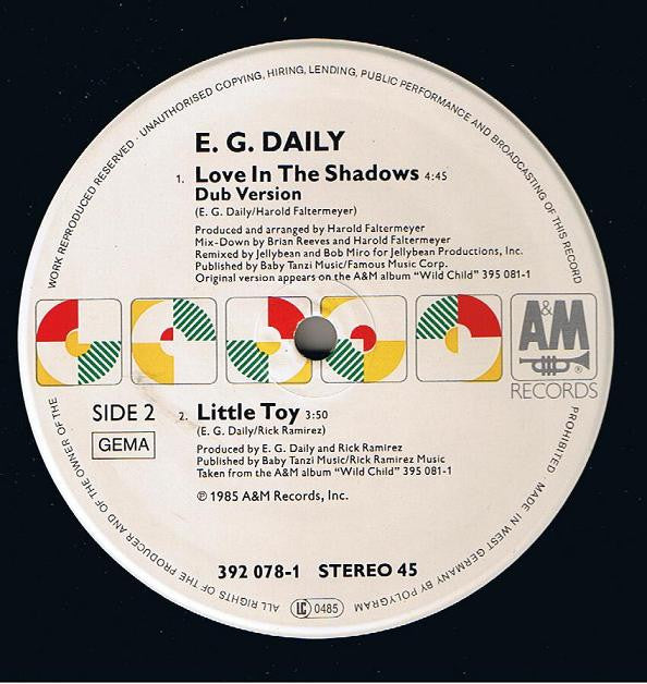 E.G. Daily : Love In The Shadows (12",45 RPM)