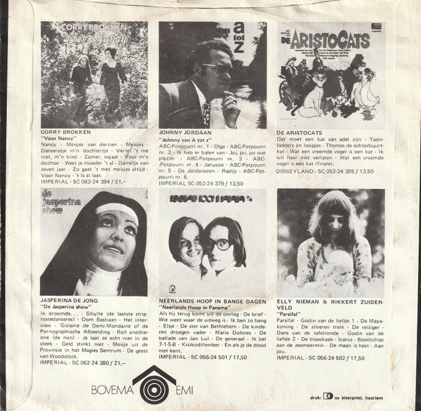 Combo Wil De Bras : Donna (7",45 RPM,Single,Stereo)