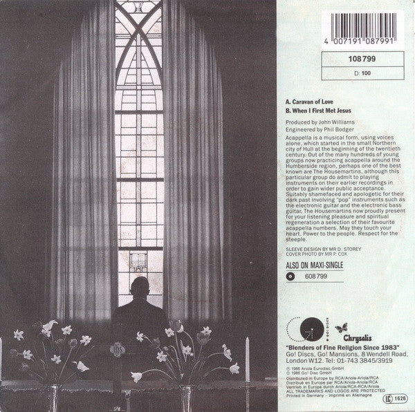 Housemartins, The : Caravan Of Love (7",45 RPM,Single,Stereo)