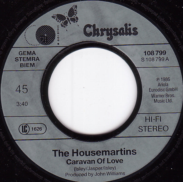 Housemartins, The : Caravan Of Love (7",45 RPM,Single,Stereo)