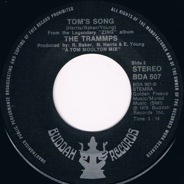 Trammps, The : Hold Back The Night (7",45 RPM,Single)