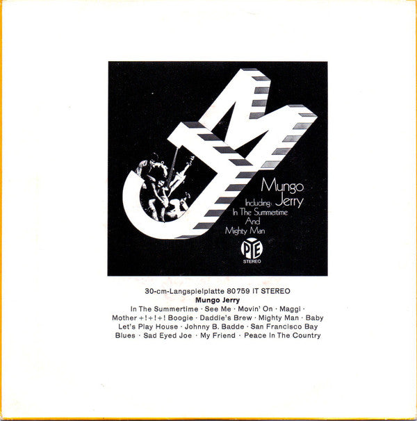 Mungo Jerry : Baby Jump (7",45 RPM,Single,Stereo)