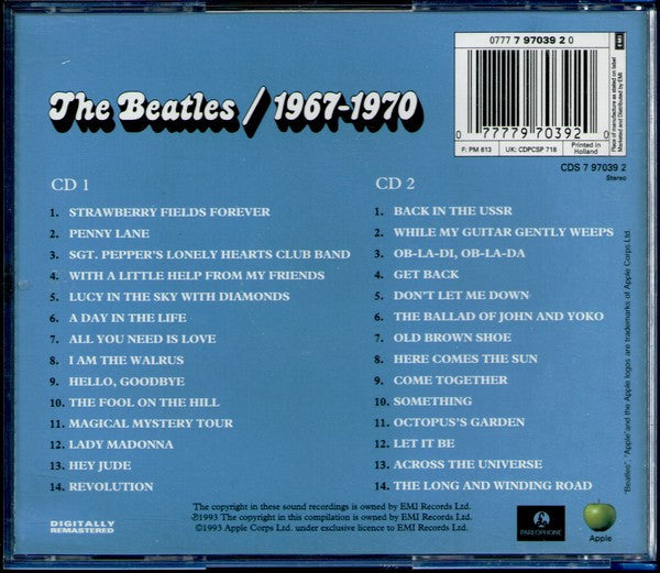 Beatles, The : 1967-1970 (Compilation,Reissue,Remastered,Repress)