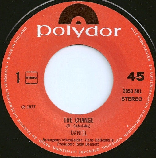 Daniel Sahuleka : The Change (7")