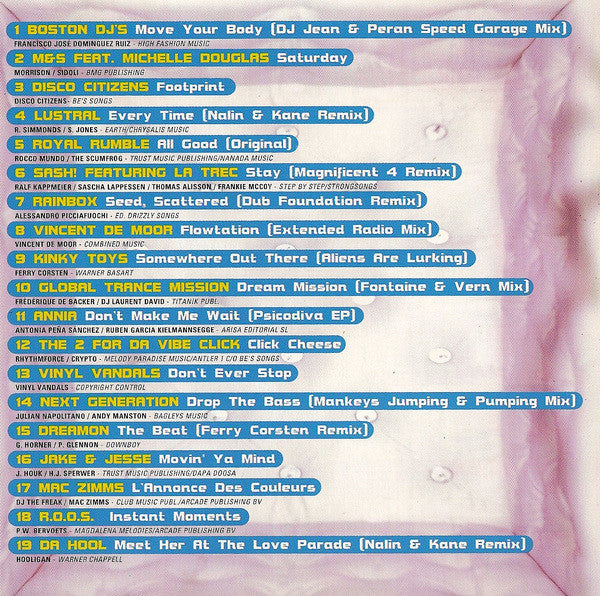 Various : From The Soundlabs Of... Van Diepen's Dance Department (Mixed,Compilation)