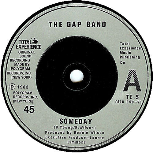 Gap Band, The : Someday (7",45 RPM,Single)