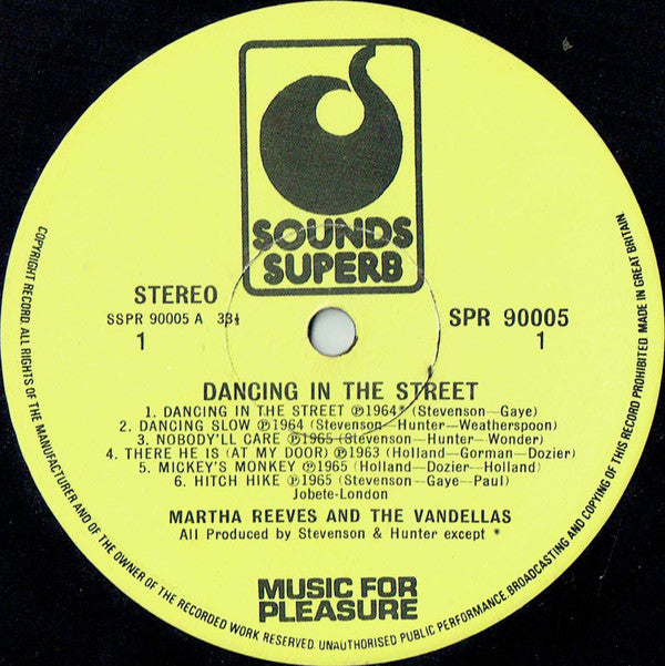 Martha Reeves & The Vandellas : Dancing In The Street (LP,Compilation)