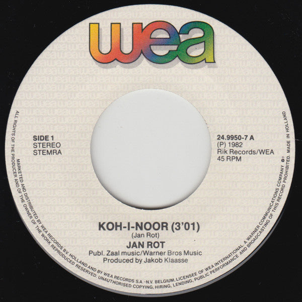 Jan Rot : Koh-I-Noor (7",Single,45 RPM)