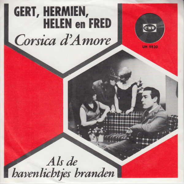 Gert Timmerman, Hermien Timmerman, Helen Werkman En Fred Gaasbeek : Corsica D'amore (7",45 RPM,Single)