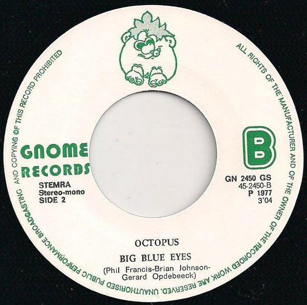 Octopus (5) : Get Up (7",45 RPM,Single)