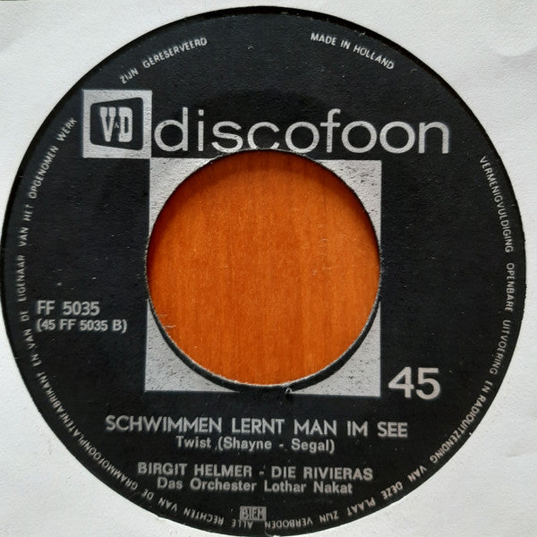 Birgit Helmer : Liebeskummer Lohnt Sich Nicht (7",45 RPM,Single)