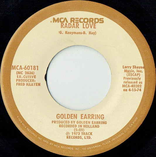 Golden Earring : Radar Love (7",Single,Reissue)