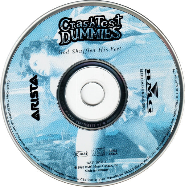 Crash Test Dummies : God Shuffled His Feet (Album)