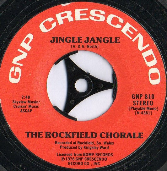 Rockfield Chorale, The : Jingle Jangle (7",45 RPM,Styrene,Stereo)
