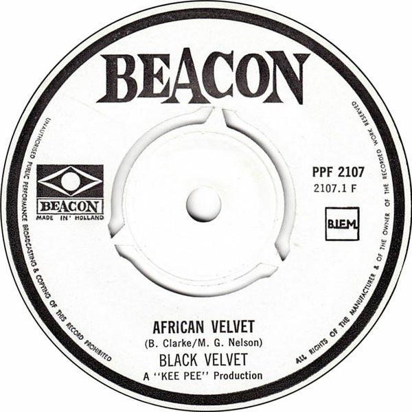 Black Velvet : African Velvet / Whatcha Gonna Do 'Bout It (7",Single,45 RPM)