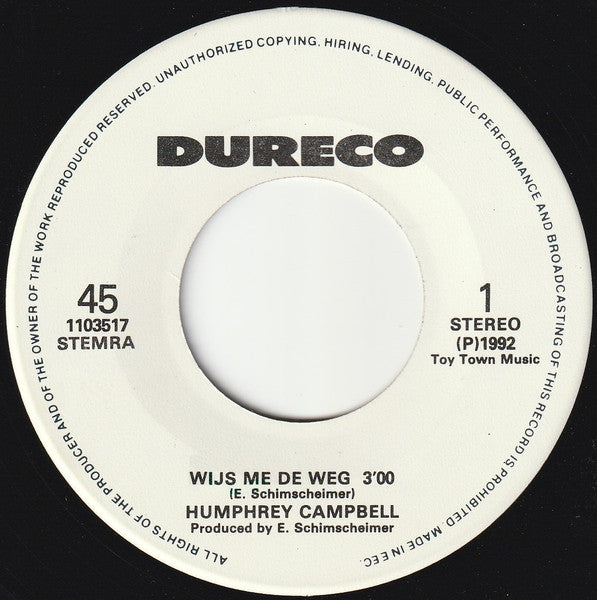 Humphrey Campbell : Wijs Me De Weg (7",45 RPM,Single,Stereo)