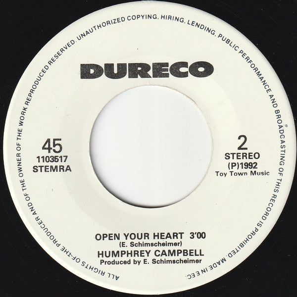 Humphrey Campbell : Wijs Me De Weg (7",45 RPM,Single,Stereo)