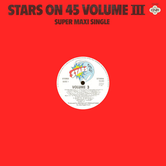 Stars On 45 : Stars On 45 Volume III (12",45 RPM,Maxi-Single)