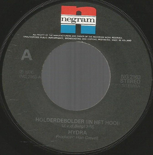 Hydra (12) : Holderdebolder (In Het Hooi) (7",45 RPM,Single)