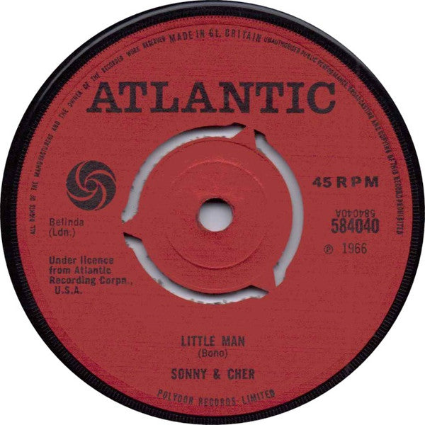Sonny & Cher : Little Man (7",45 RPM,Single)