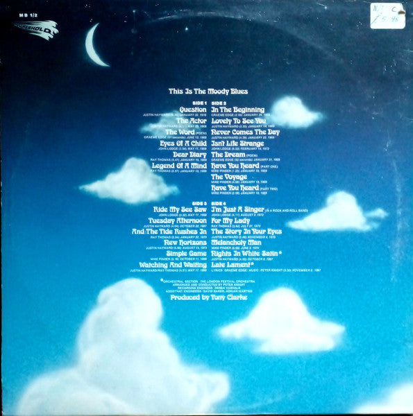 Moody Blues, The : This Is The Moody Blues (LP,Album,Compilation,Stereo)
