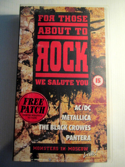 AC/DC / Metallica / Black Crowes, The / Pantera : For Those About to Rock We Salute You, Monsters in Moscow Live! (PAL)