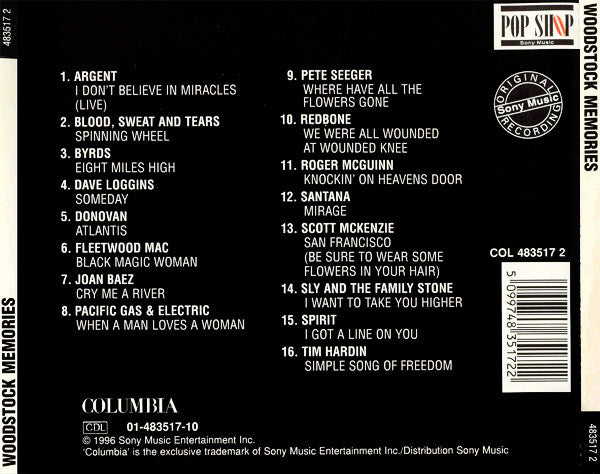 Various : Woodstock Memories (Compilation)
