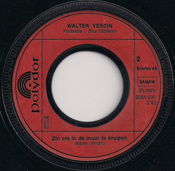 Walter Verdin : Er Is Iets (7",45 RPM,Single)