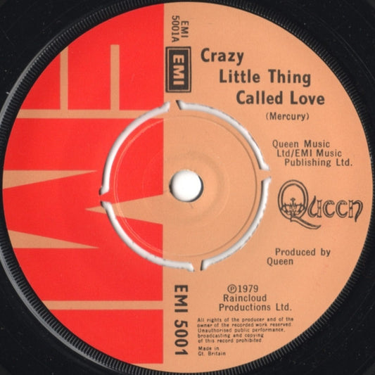Queen : Crazy Little Thing Called Love (7",Single,45 RPM)