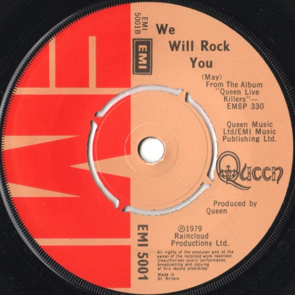 Queen : Crazy Little Thing Called Love (7",Single,45 RPM)