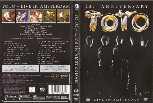 Toto : 25th Anniversary - Live In Amsterdam (DVD-Video,Multichannel,PAL,Stereo)