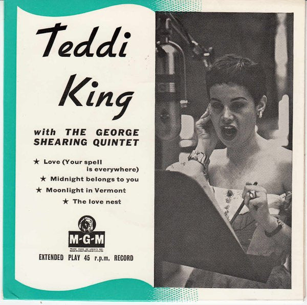Teddi King With George Shearing Quintet, The : Teddi King With The George Shearing Quintet (7",EP)