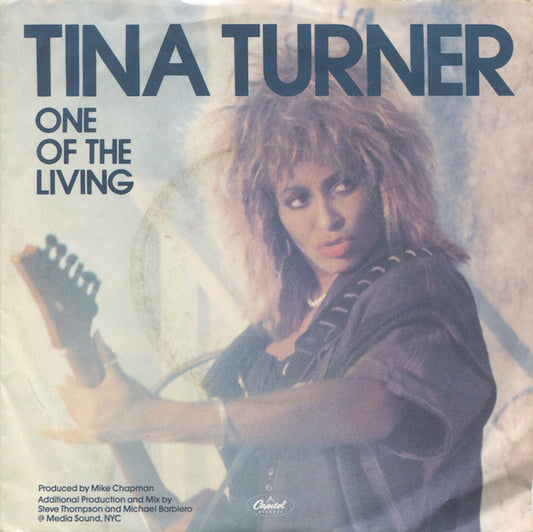 Tina Turner : One Of The Living (7",Single)
