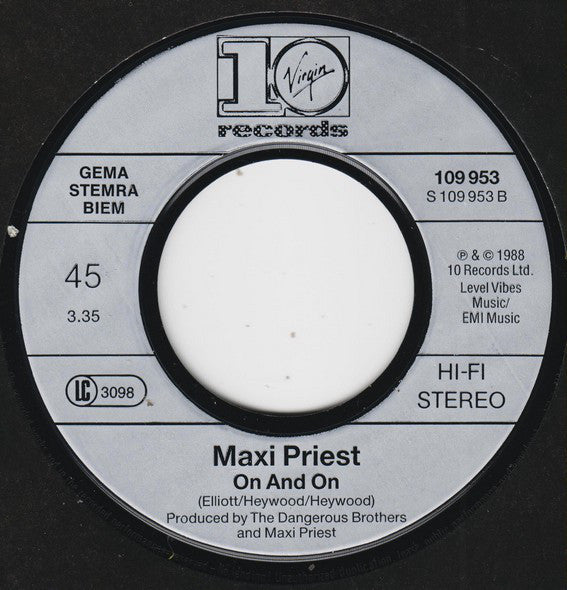 Maxi Priest : Wild World (7",Single,45 RPM)