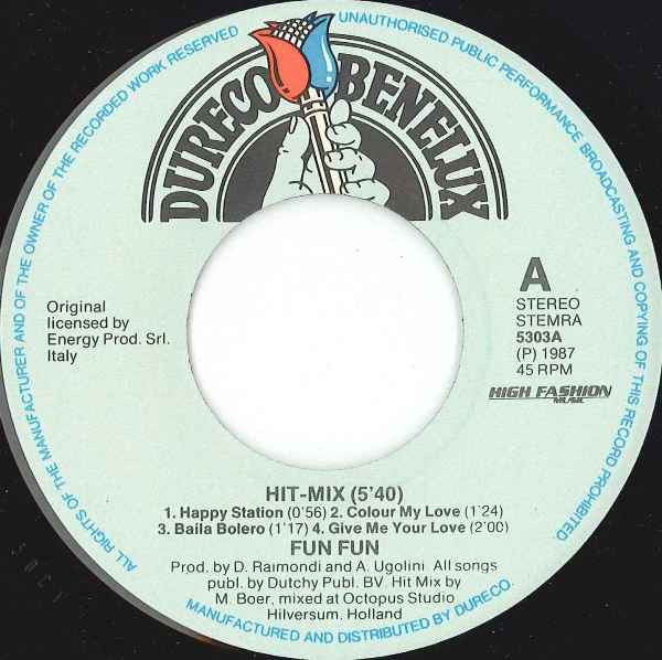 Fun Fun : Mega Hit Mix (7",45 RPM,Stereo)
